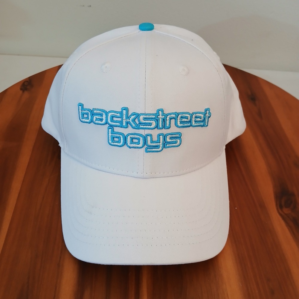 Backstreet Boys Into The Millennium Sphere Las Vegas White Snapback OSFM Hat Cap